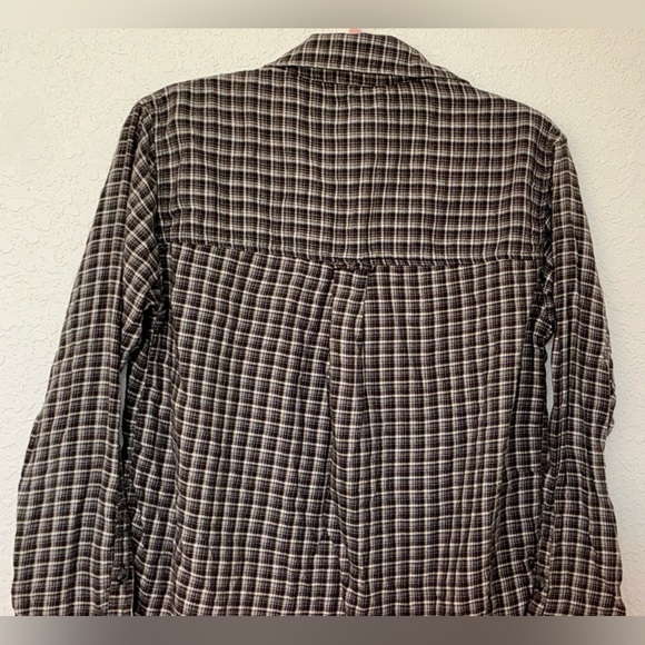 American Eagle Oversized Plaid Button Up - Picture 8 of 10